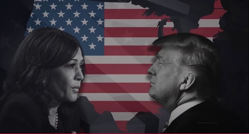 trump vs harris polls